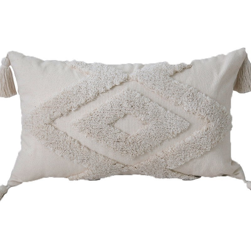 Textured Plush Decoratieve Sierkussen