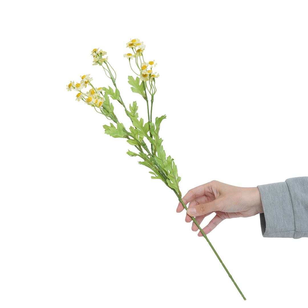 Realistische Gele Wilde Bloemsteel