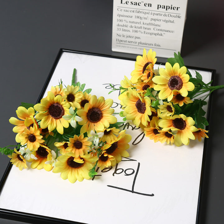 Decoratieve Nep Zonnebloem Boeket voor Thuis Display