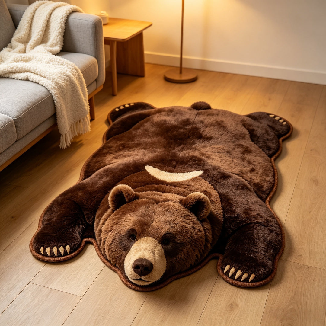 Pluche Berenvormige Vloerkleed
