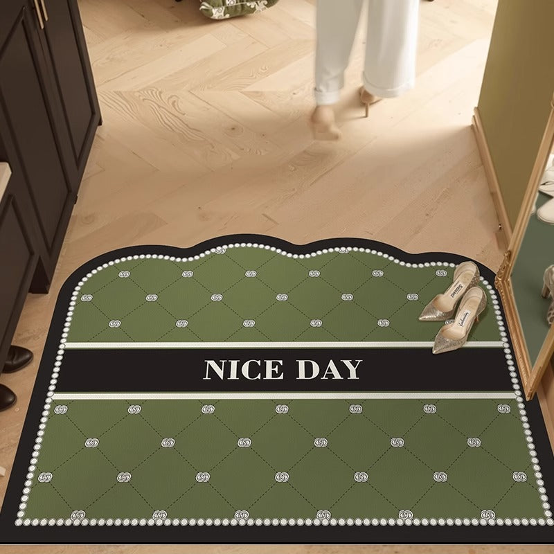 Elegante Botanische Ontwerp Comfortmat voor Thuis