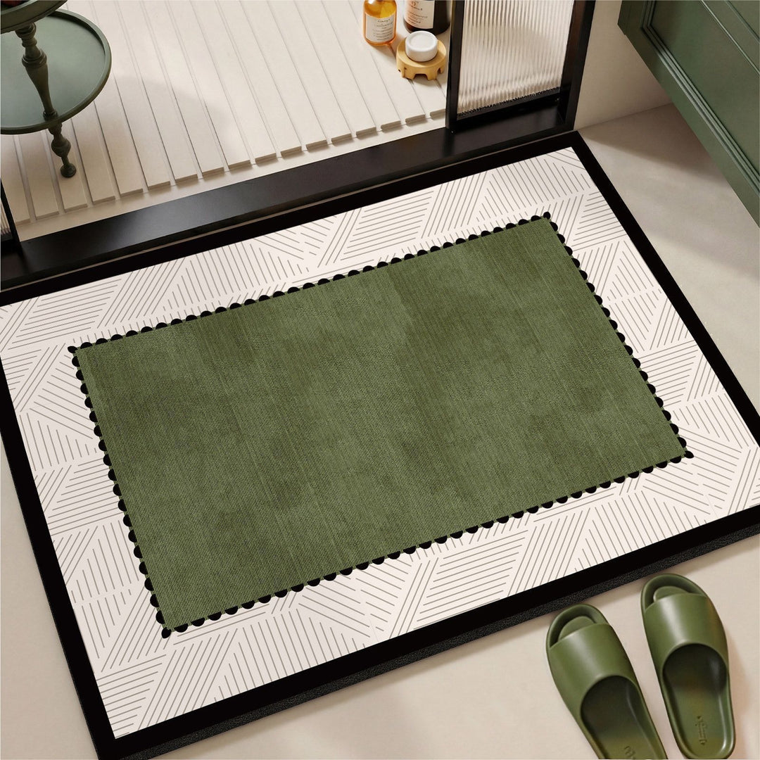 Elegante Vintage Bloemenprint Vloermat