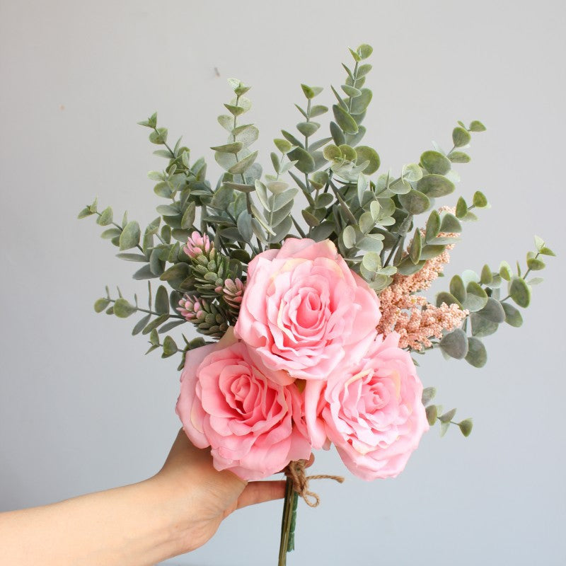 Levensechte Gele Rozen Boeket Arrangement