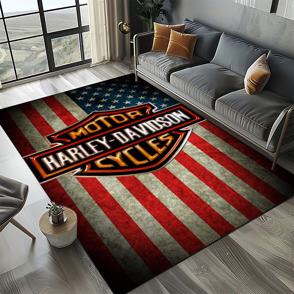 Harley Davidson Logo Vloerkleed