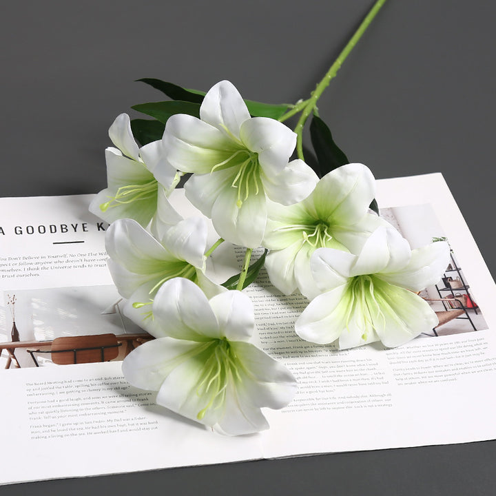Realistische Zijde Bloem Steel Arrangment