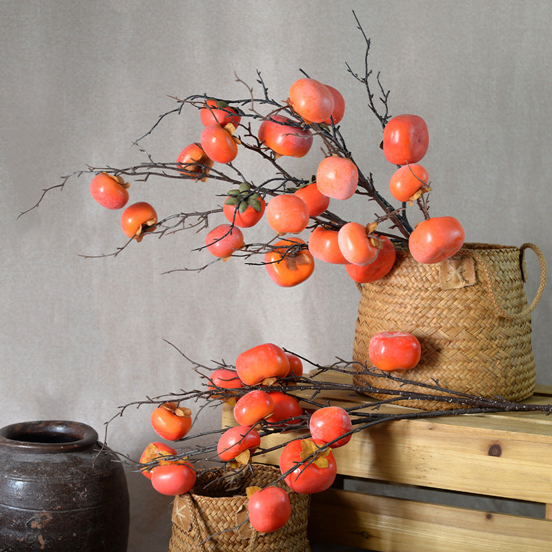 Decoratieve Persimmon Tak Decoratie