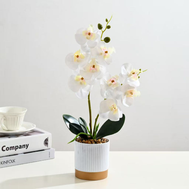 Elegante Kunstmatige Roze Orchidee Plant voor Huisdecoratie