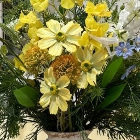 Decoratieve Nep Bloem Arrangement