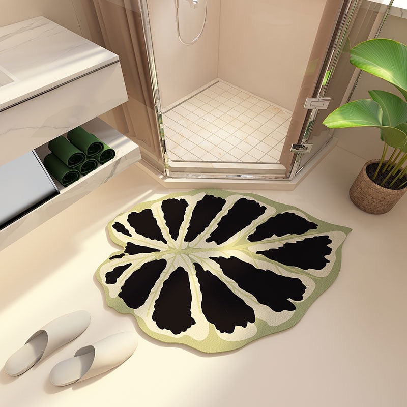 Decoratieve Bladvormige Badmat