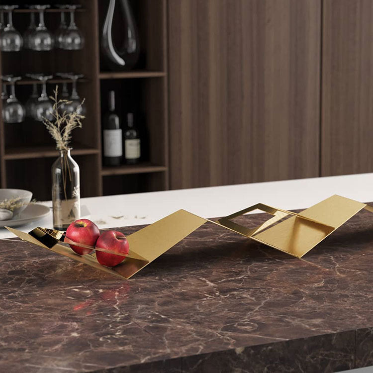 Moderne Geometrische Decoratieve Fruitkom