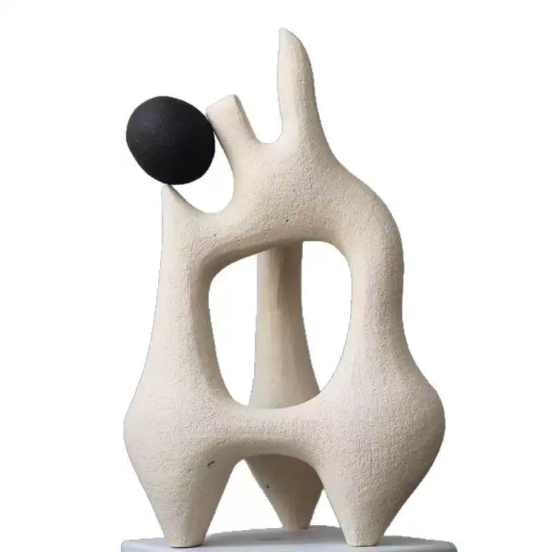 Eigentijdse Abstracte Decoratieve Beeldhouwwerk