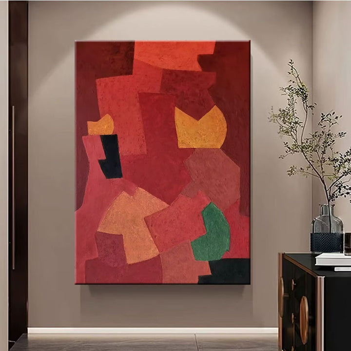 Abstract Expressionistische Wandkunst