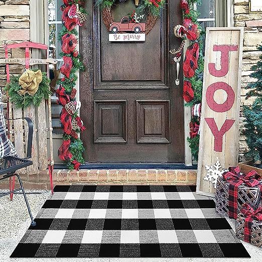 Plaid Outdoor Welkom Mat