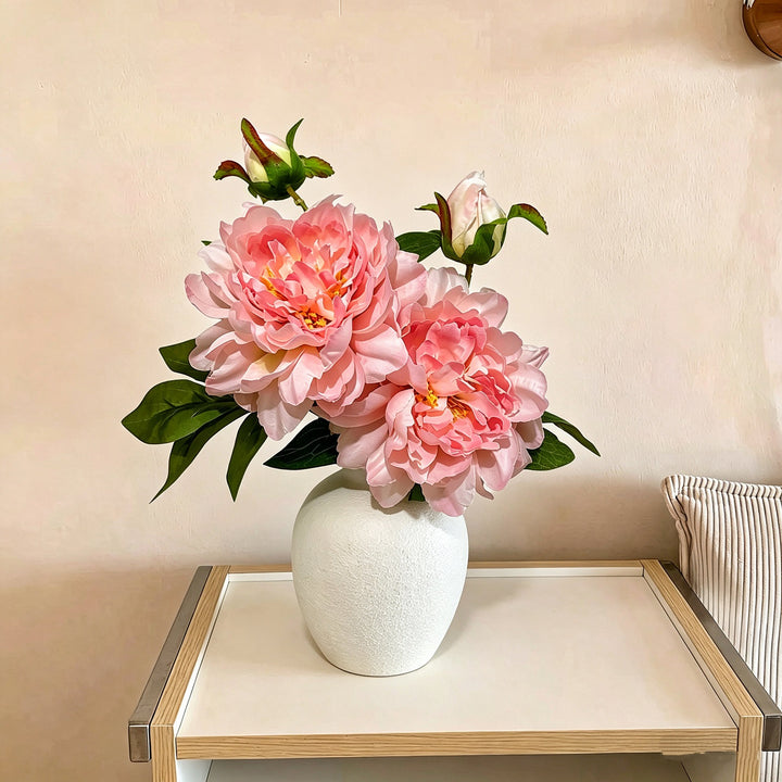 Levensechte Pioenbloem Arrangement