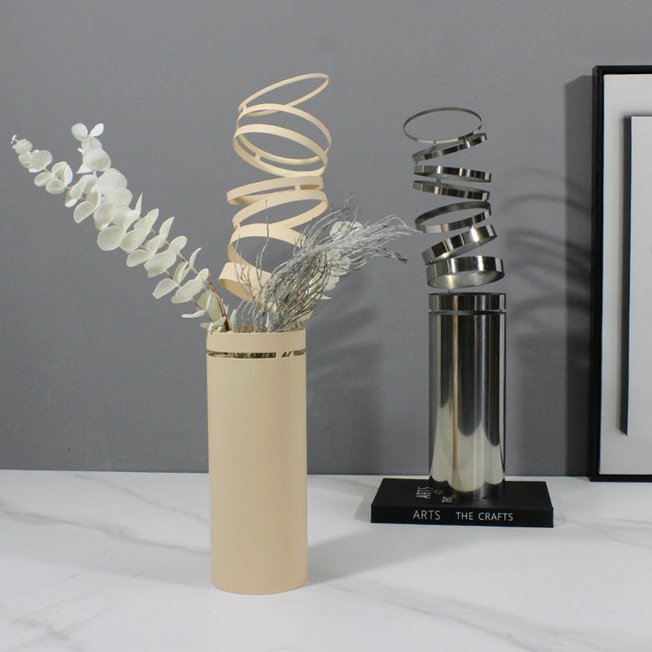 Abstract Decoratieve Spiraal Sculptuur