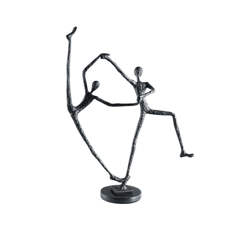 Artistiek Koppel Dans Sculptuur