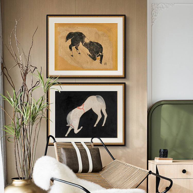 Ingelijste Paard Kunst