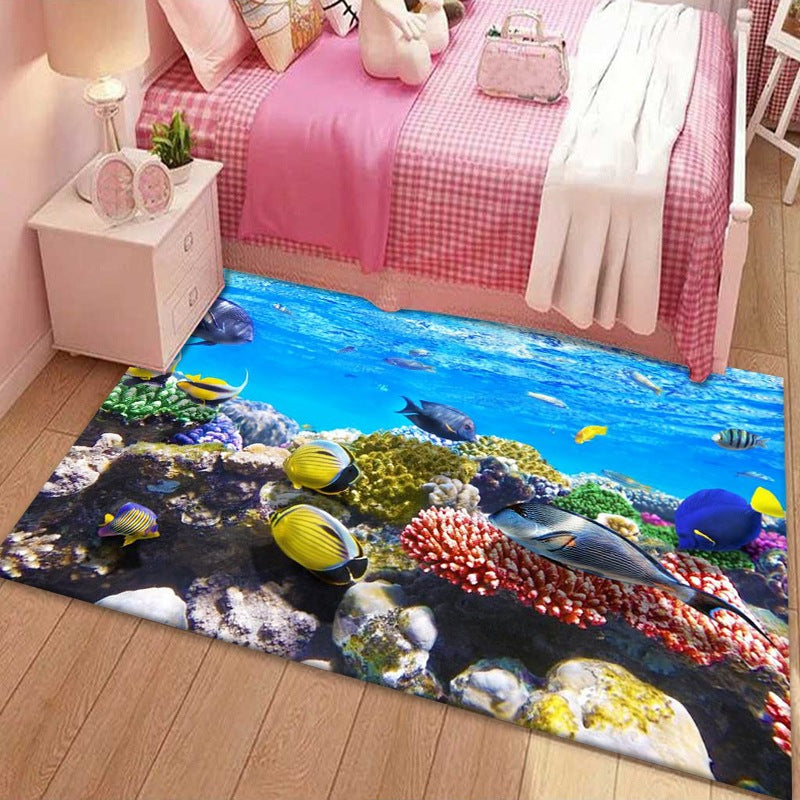 Koraalrif Oceaan Scène Tapijt
