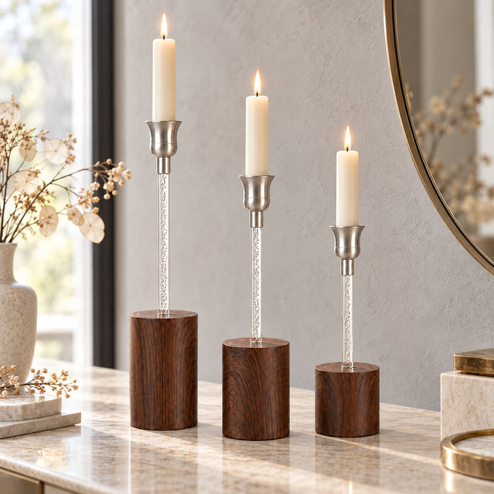 Decoratieve Glas en Hout