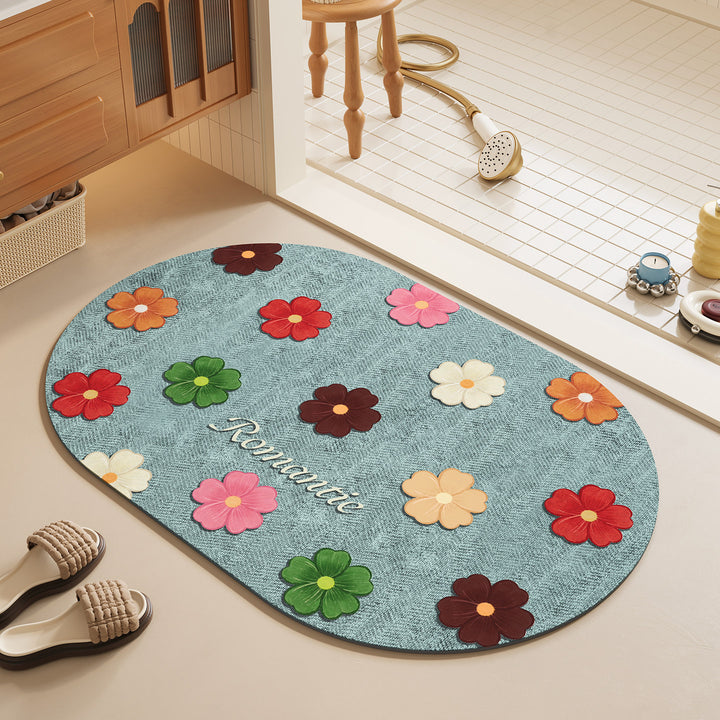 Decoratieve Pluche Badmat