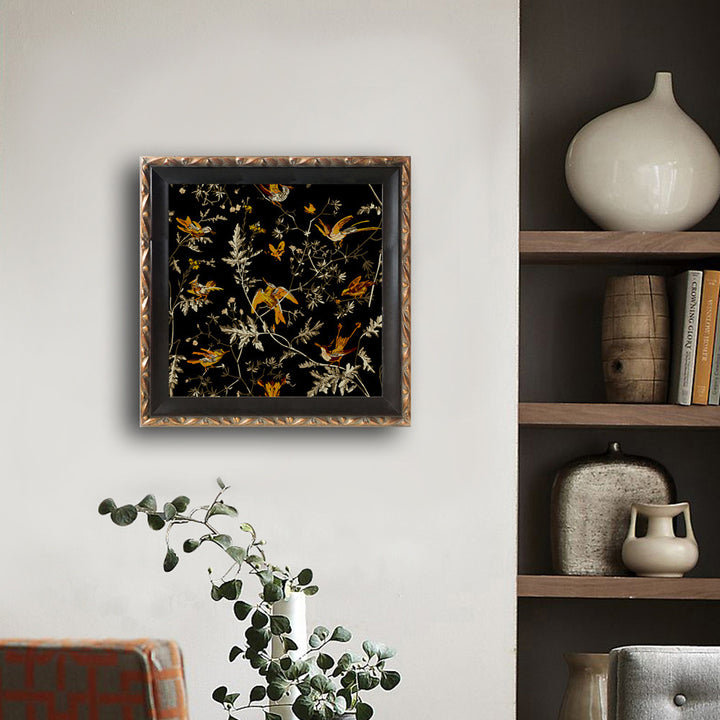 Decoratieve Geframed Eenhoorn Wandtapijt Kunstwerk