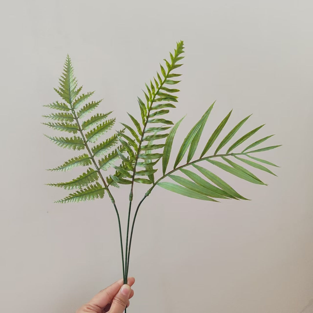 Tropische Palmblad Steel