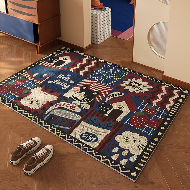 Creatieve huisdier-thema decoratieve vloerkleed