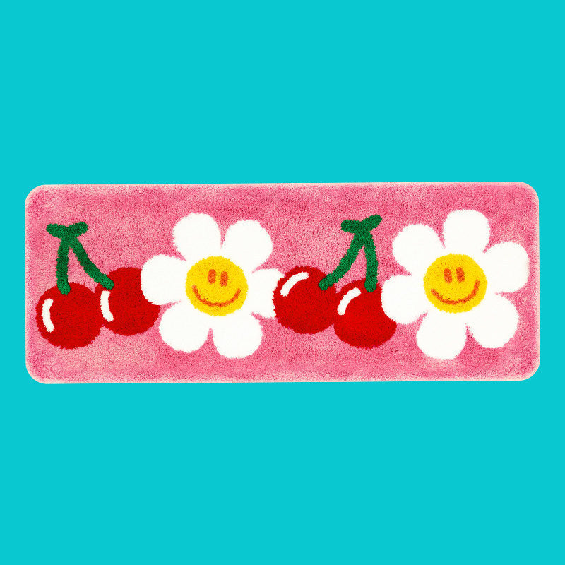 Florale Schildpadvormige Badmat