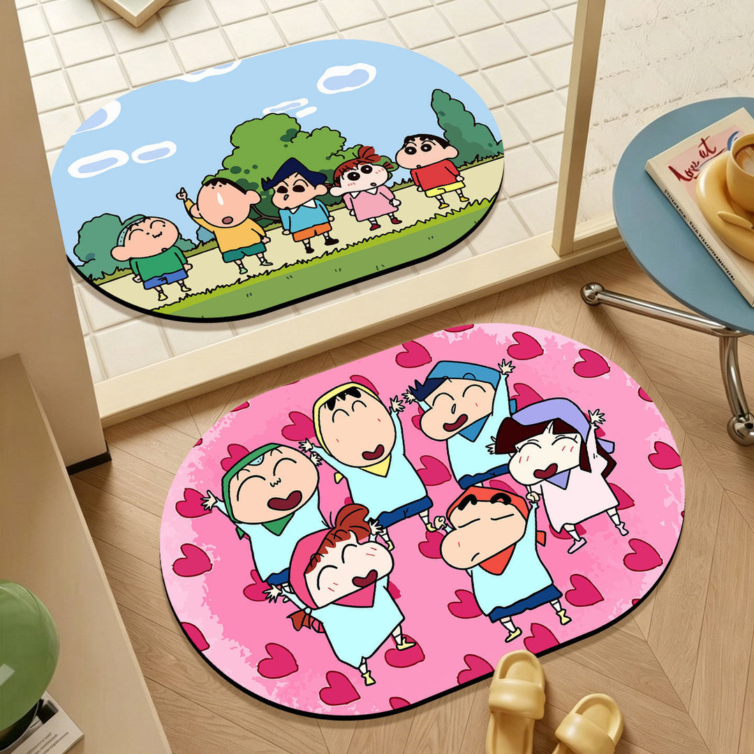 Pluche Badkamer Vloermat