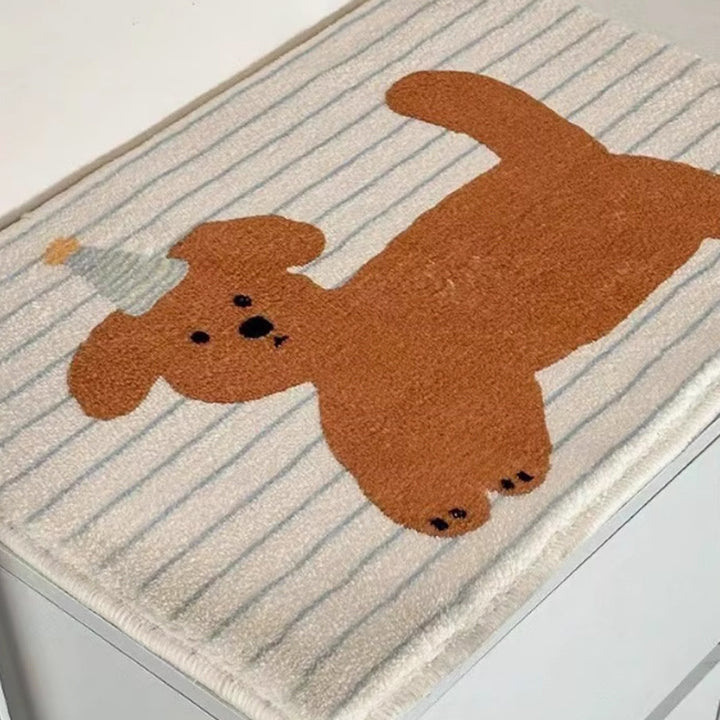 Pluche Badkamer Quote Mat