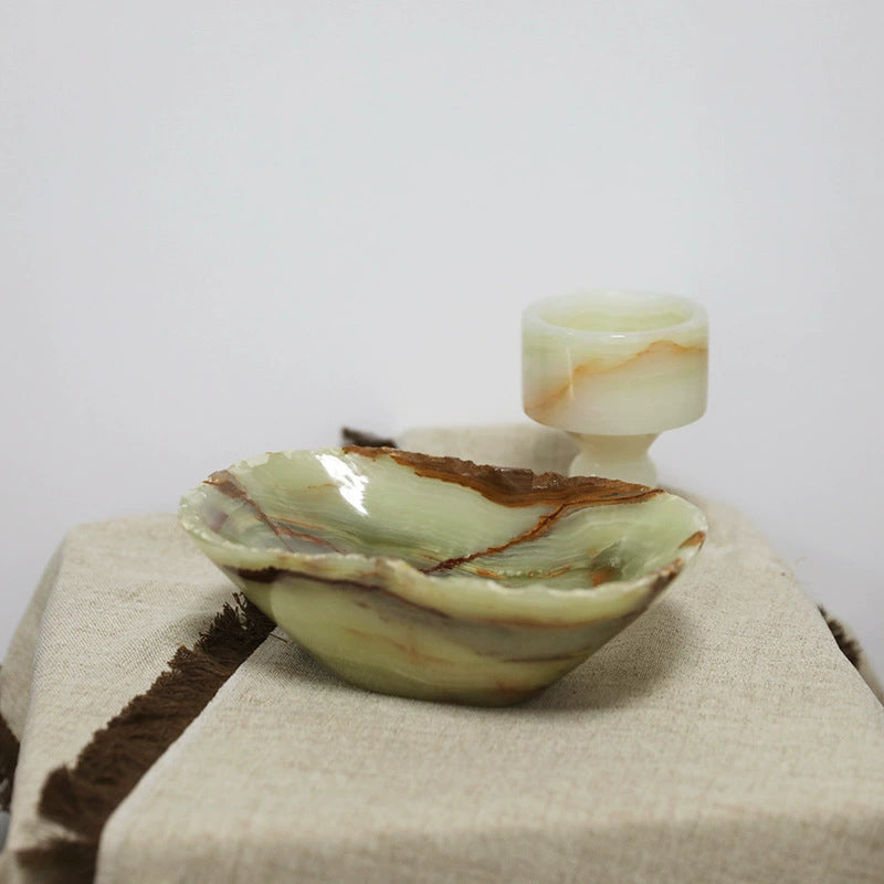 Decoratieve Onyx Kaarsenhouder