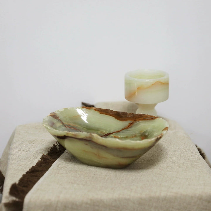 Decoratieve Onyx Kaarsenhouder