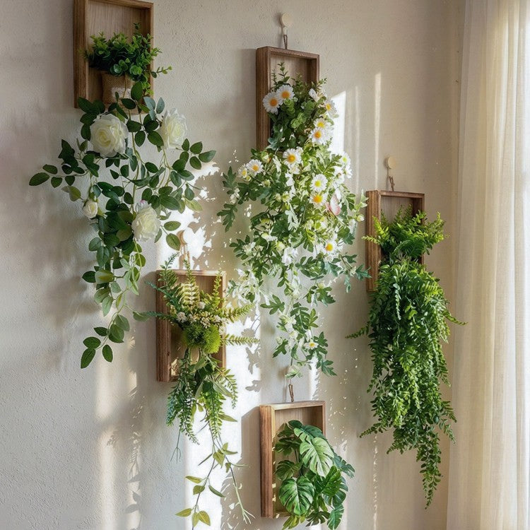 Decoratieve Wandhangende Plantenarrangement