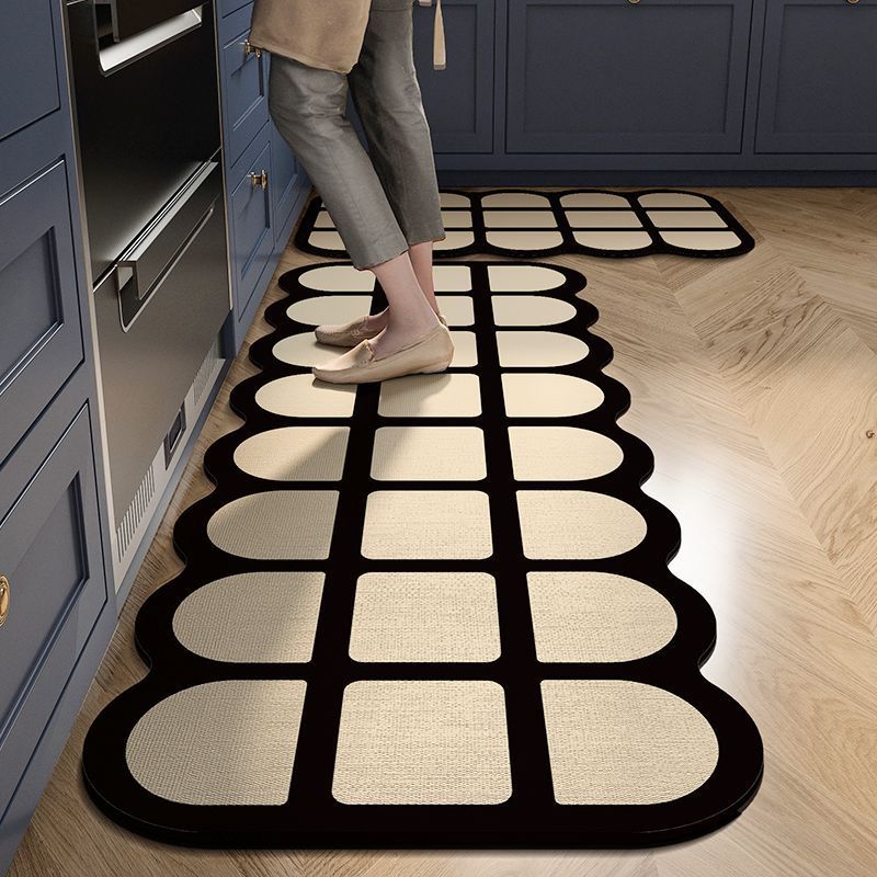 Oversized Geometrische Keuken Loopmat