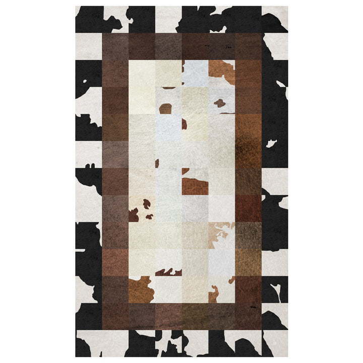 Textured Geometric Vloerkleed