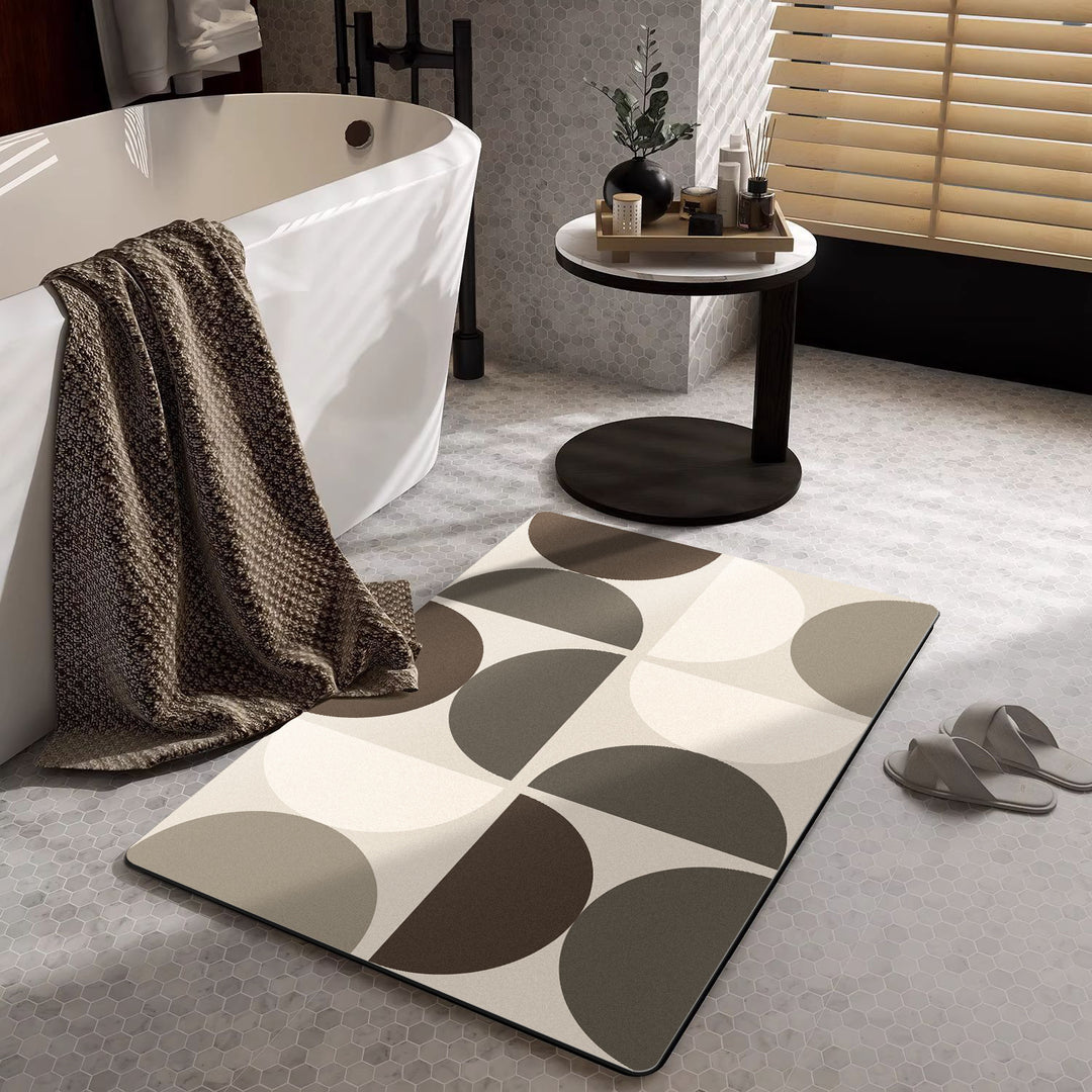 Contemporary Geometric Badmat