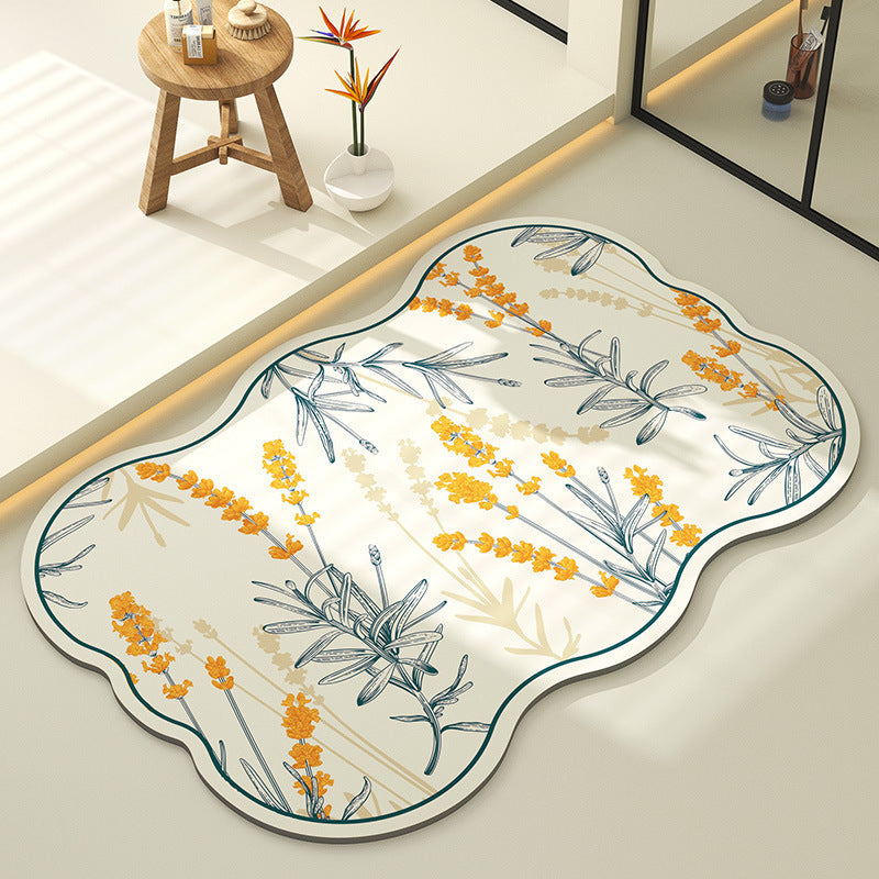 Decoratieve Bloemen Vloerkleed