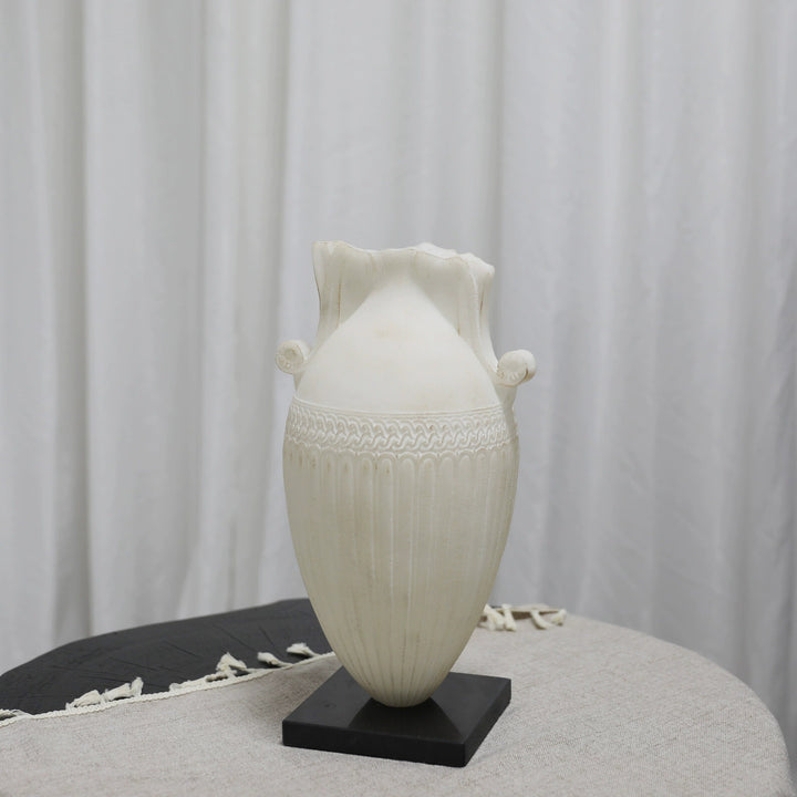 Elegante Marmeren Decoratieve Vaas