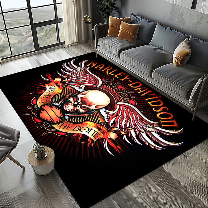 Harley Davidson Logo Vloerkleed