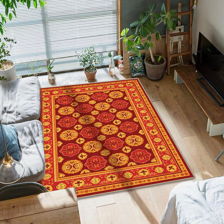 Luxe Bloemenpatroon Tapijt