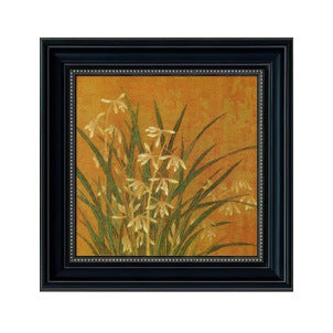 Elegante Gekaderde Botanische Wanddecoratie