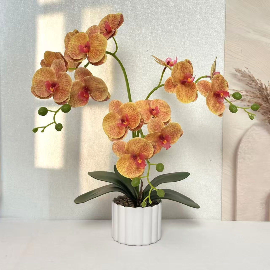 Realistische Kunstmatige Orchidee Bloem Arrangement voor Thuisdecoratie