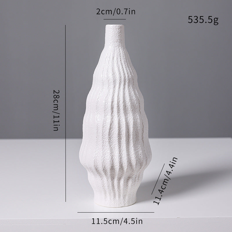 Textured Keramische Decoratieve Vaas