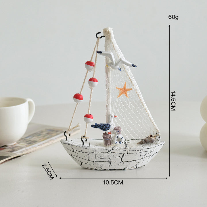 Decoratieve Zeilboot Huis Accent