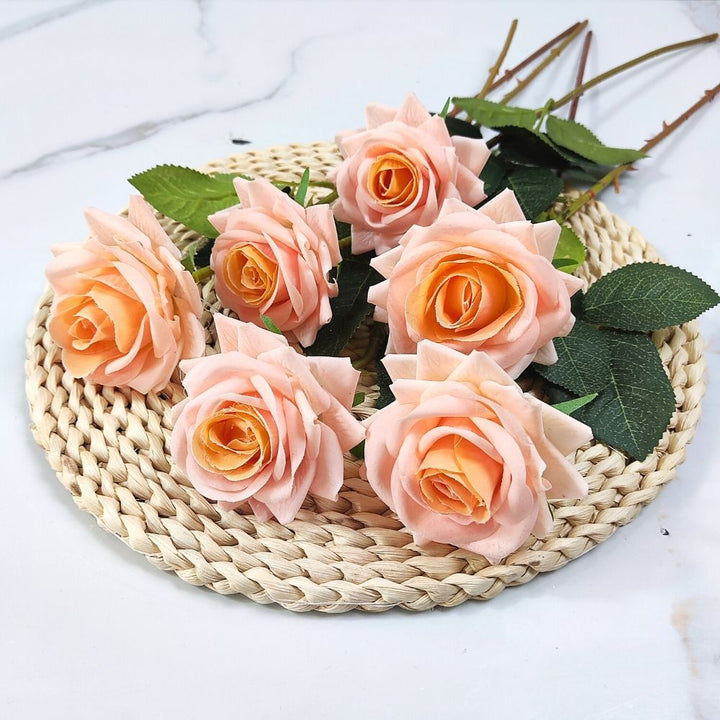 Kunstmatige Bloemen Rozensteel Bouquet