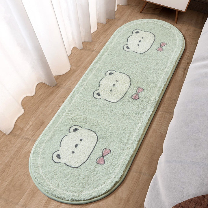 Zachte Pluche Bunny Themed Vloerkleed