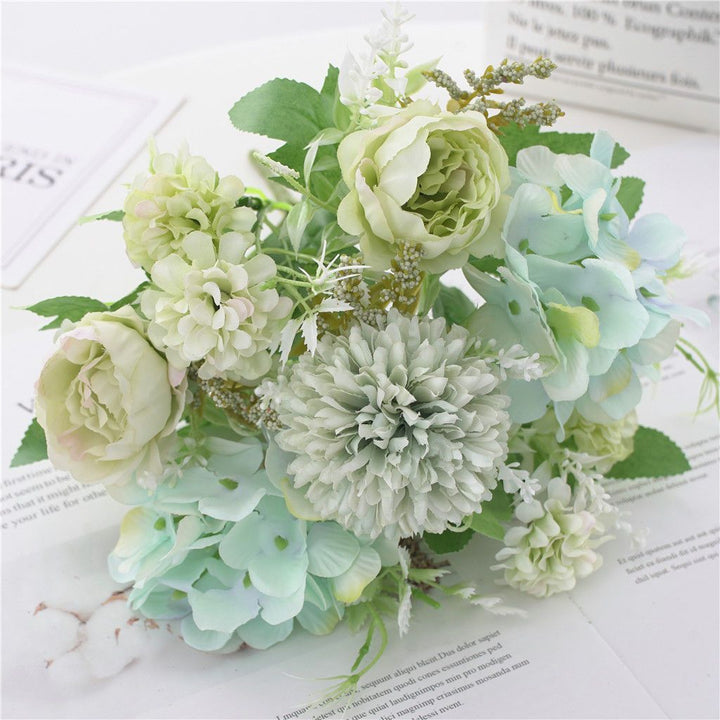 Elegante Kunstbloemen Boeket met Gemengde Bloemen