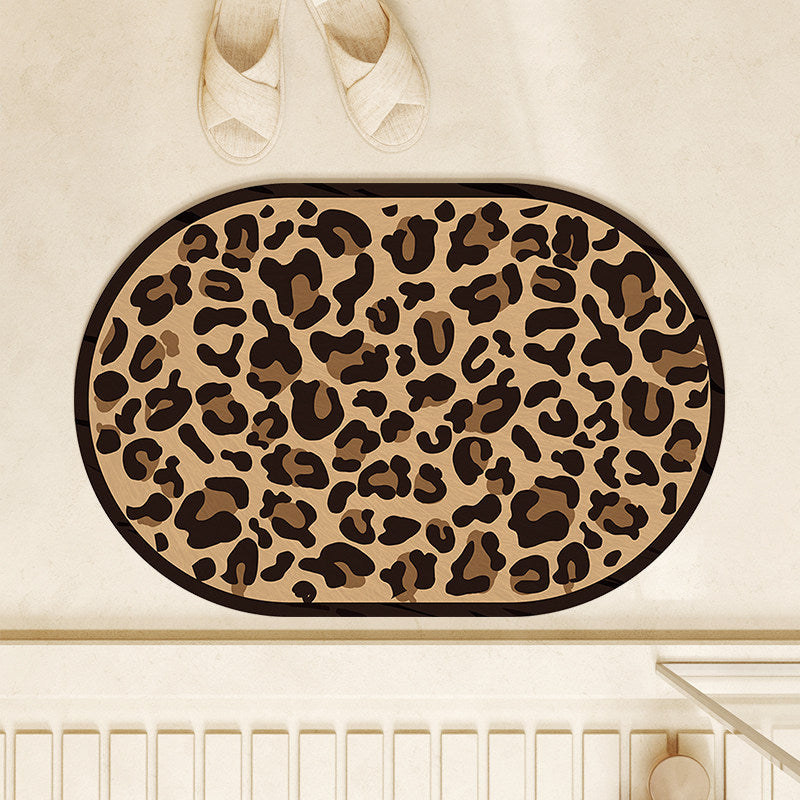 Decoratieve Luipaardprint Badmat
