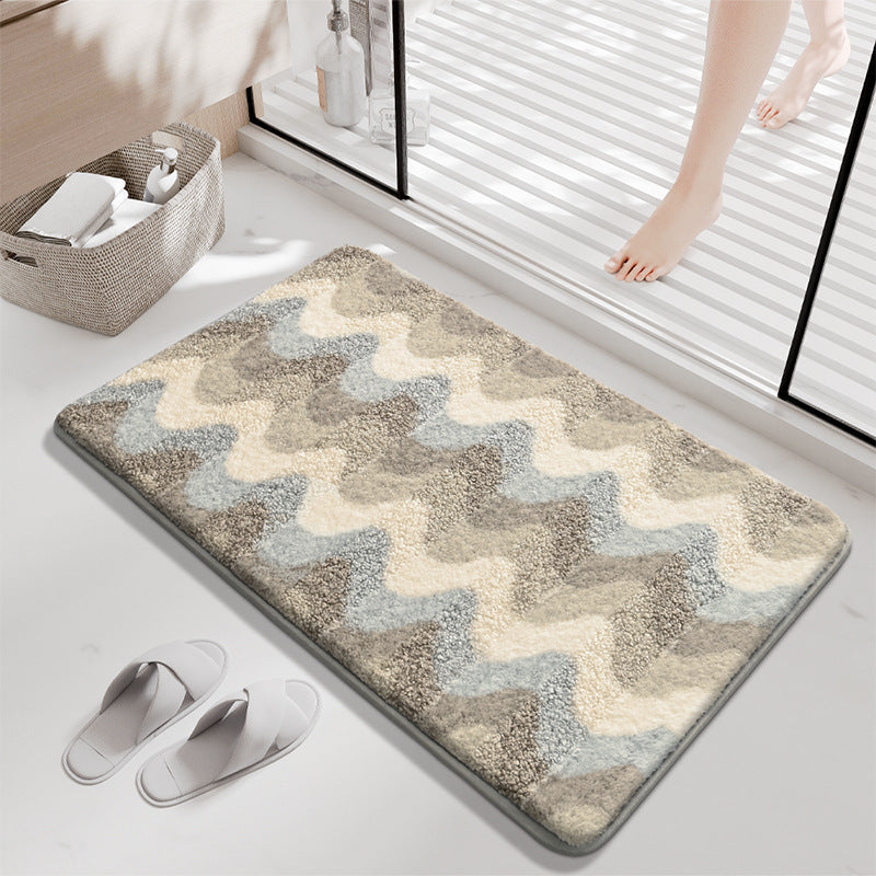Moderne Golfpatroon Badmat