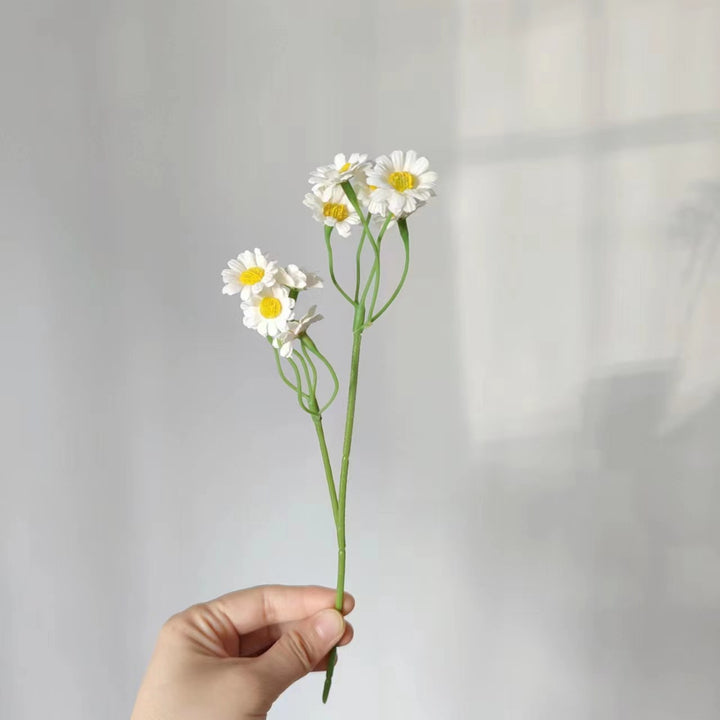 Levensechte Bloemstengel met Charmante Gele Madeliefjes